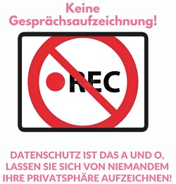 Keine Gesprächsaufzeichnung